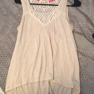 Lace summer tank top